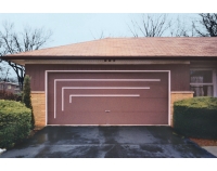 Decorative garage door, Olympia Fields, Illinois (Weitze/Williams)