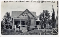 East view, Garden of Eden, Lucas, Kansas, postcard