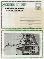 Scene book for the  Garden of Eden, Lucas, Kansas