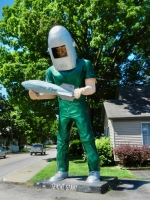 The Gemini Giant spaceman on the former Rt. 66, Wilmington, Illinois