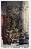 The Crutches, St. Anne de Beaupre, Quebec, postcard The Crutches, St. Anne de Beaupre, Quebec, postcard