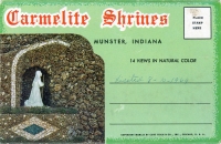 Carmelite Shrines of Munster, Indiana souvenir book Carmelite Shrines of Munster, Indiana souvenir book