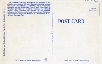 Cathedral-Shrine, Orkney Springs, Virginia, postcard-Verso Cathedral-Shrine, Orkney Springs, Virginia, postcard-Verso