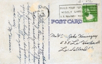 Felician Sisters of Chicago grotto postcard-Verso Felician Sisters of Chicago grotto postcard-Verso