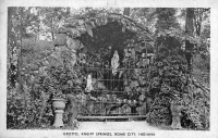 Rome City, Indiana, Grotto postcard