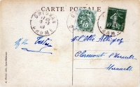 Lourdes Grotto postcard-Verso Lourdes Grotto postcard-Verso