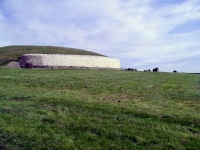 The burial mound at Newgrange.
