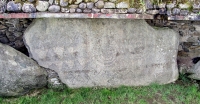 Prehistoric carvings at Newgrange.
