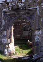 Remnants of St. Colman's Abbey in Balleyvaughan.