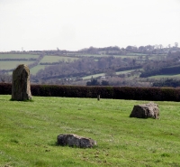 Newgrange standing stones.