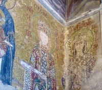 Empress Irene and son Alexios, 12th Century, Hagia Sophia