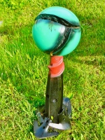 Hardened gazing ball Hardened gazing ball