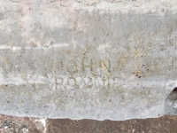 John Ronnie. Chicago lakefront stone carvings, south end of 63rd Street Beach. 2018