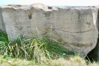 Hegwisch, JG. Chicago lakefront stone carvings, 57th Street Beach. 2021