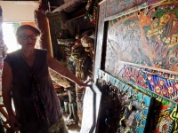 Danielle Jacqui' shows the inside of The House of She Who Paints, northeast of Marseille in Rocquevaire, France Danielle Jacqui' shows the inside of The House of She Who Paints, northeast of Marseille in Rocquevaire, France