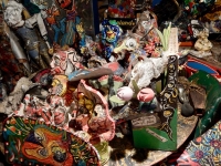 Sculptural objects, The House of She Who Paints, Danielle Jacqui's environment northeast of Marseille in Rocquevaire, France Sculptural objects, The House of She Who Paints, Danielle Jacqui's environment northeast of Marseille in Rocquevaire, France