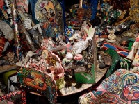 Sculptural objects and paintings, The House of She Who Paints, Danielle Jacqui's environment northeast of Marseille in Rocquevaire, France Sculptural objects and paintings, The House of She Who Paints, Danielle Jacqui's environment northeast of Marseille in Rocquevaire, France