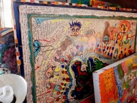 Paintings, The House of She Who Paints, Danielle Jacqui's environment northeast of Marseille in Rocquevaire, France Paintings, The House of She Who Paints, Danielle Jacqui's environment northeast of Marseille in Rocquevaire, France