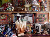Desk, The House of She Who Paints, Danielle Jacqui's environment northeast of Marseille in Rocquevaire, France Desk, The House of She Who Paints, Danielle Jacqui's environment northeast of Marseille in Rocquevaire, France