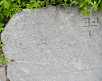 Bob 71, mystery shape and heart. Chicago lakefront stone carvings, behind La Rabida Hospital, 65th Street and the Lake. 2018 Bob 71, mystery shape and heart. Chicago lakefront stone carvings, behind La Rabida Hospital, 65th Street and the Lake. 2018