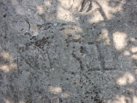 MSI. Chicago lakefront stone carvings, behind La Rabida Hospital, 65th Street and the Lake. 2018 MSI. Chicago lakefront stone carvings, behind La Rabida Hospital, 65th Street and the Lake. 2018