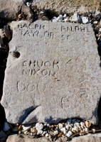 Ralph Taylor, Chuck Nixon, Bill N, others. Chicago lakefront stone carvings, behind La Rabida Hospital, 65th Street and the Lake. 2021 Ralph Taylor, Chuck Nixon, Bill N, others. Chicago lakefront stone carvings, behind La Rabida Hospital, 65th Street and the Lake. 2021