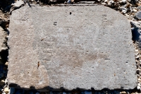 Fish on autograph rock: Cliff, Tony, Mel, Ed, Ralph, others. Chicago lakefront stone carvings, behind La Rabida Hospital, 65th Street and the Lake. 2018