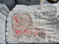 Lil Bo heart, June 68. Chicago lakefront stone carvings, behind La Rabida Hospital, 65th Street and the Lake. 2018 Lil Bo heart, June 68. Chicago lakefront stone carvings, behind La Rabida Hospital, 65th Street and the Lake. 2018