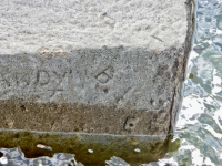 Andy, B, GC. Chicago lakefront stone carvings, behind La Rabida Hospital, 65th Street and the Lake. 2018