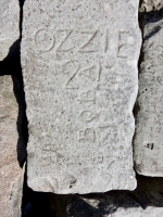 Ozzie 21, Bob A. Chicago lakefront stone carvings, behind La Rabida Hospital, 65th Street and the Lake. 2018 Ozzie 21, Bob A. Chicago lakefront stone carvings, behind La Rabida Hospital, 65th Street and the Lake. 2018