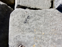 1962, N.S., Todd M. Williams. Chicago lakefront stone carvings, behind La Rabida Hospital, 65th Street and the Lake. 2018