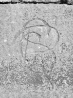 Abtract writing. Chicago lakefront stone carvings, behind La Rabida Hospital, 65th Street and the Lake. 2018 Abtract writing. Chicago lakefront stone carvings, behind La Rabida Hospital, 65th Street and the Lake. 2018