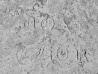 Don Thor, detail. Chicago lakefront stone carvings, behind La Rabida Hospital, 65th Street and the Lake. 2018 Don Thor, detail. Chicago lakefront stone carvings, behind La Rabida Hospital, 65th Street and the Lake. 2018