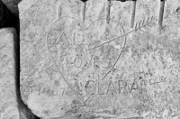 Al Loves Clara, 1967. Chicago lakefront stone carvings, behind La Rabida Hospital, 65th Street and the Lake. 2018 Al Loves Clara, 1967. Chicago lakefront stone carvings, behind La Rabida Hospital, 65th Street and the Lake. 2018