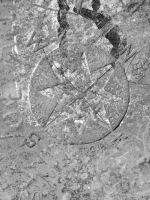 Compass rock. Chicago lakefront stone carvings, behind La Rabida Hospital, 65th Street and the Lake. 2018 Compass rock. Chicago lakefront stone carvings, behind La Rabida Hospital, 65th Street and the Lake. 2018