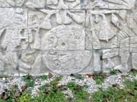 Skull relief at The Great Ball Court, Chichen Itza