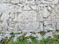 Skull relief at The Great Ball Court, Chichen Itza Skull relief at The Great Ball Court, Chichen Itza
