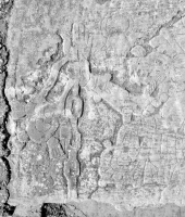 Mesoamerican creature, with "59SPT" date, September 1995, detail. Chicago lakefront stone carvings near Foster Avenue Beach. 2017 Mesoamerican creature, with "59SPT" date, September 1995, detail. Chicago lakefront stone carvings near Foster Avenue Beach. 2017