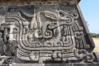 Bas-relief carving with of a Quetzalcoatl, Xochicalco, Mexico Bas-relief carving with of a Quetzalcoatl, Xochicalco, Mexico