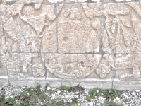 Skull relief at The Great Ball Court, Chichen Itza