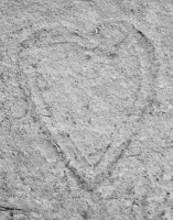 Plain heart. Chicago lakefront stone carvings. Before 2003 Plain heart. Chicago lakefront stone carvings. Before 2003