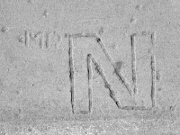 Mr. N. Chicago lakefront stone carvings, south of Montrose Harbor. 2003 Mr. N. Chicago lakefront stone carvings, south of Montrose Harbor. 2003