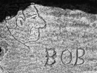 Bob. Chicago lakefront stone carvings, south of Montrose Harbor. 2003 Bob. Chicago lakefront stone carvings, south of Montrose Harbor. 2003