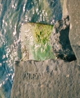 Clem. Chicago lakefront stone carvings, south of Montrose Harbor. Before 2003 Clem. Chicago lakefront stone carvings, south of Montrose Harbor. Before 2003