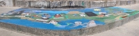 Tribute to late musicians, following a 2016 restoration by the artist. Chicago lakefront paintings, between Foster Avenue and Bryn Mawr. 2016 Tribute to late musicians, following a 2016 restoration by the artist. Chicago lakefront paintings, between Foster Avenue and Bryn Mawr. 2016