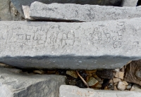 Foote, Bob '63. Chicago lakefront stone carvings, behind La Rabida Hospital, 65th Street and the Lake. 2018