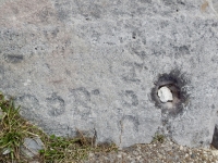 Bob, HOC. Chicago lakefront stone carvings, Calumet Park. 2019