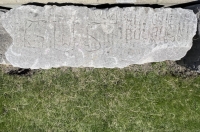 Gus, KAM, W.W., Louie Bourdon, Bob W. Chicago lakefront stone carvings, between Belmont and Diversey Harbors. 2022