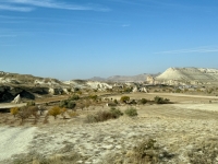Cappadocia's rugged landforms.