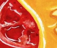 Abstract detail, Shelly's Tasty Freeze, Lincoln Avenue at Winona